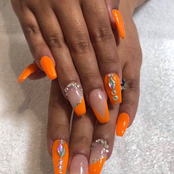 You Got Nail - fill & pedi by Kim! rhinestones lasted over a month without a single one falling off. such a flawless beautiful set - Hair Salons Near Me - Alexandria, Virginia