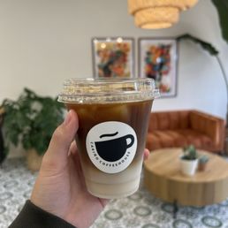 Iced dirty horchata