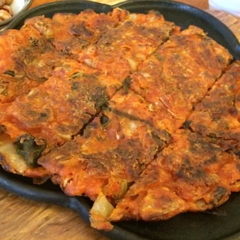 Damso - Kimchi pancake - Korean Near Me - Amstelveen, New Hampshire