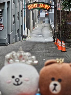 The Gum Wall at Unexpected Productions Improv by null