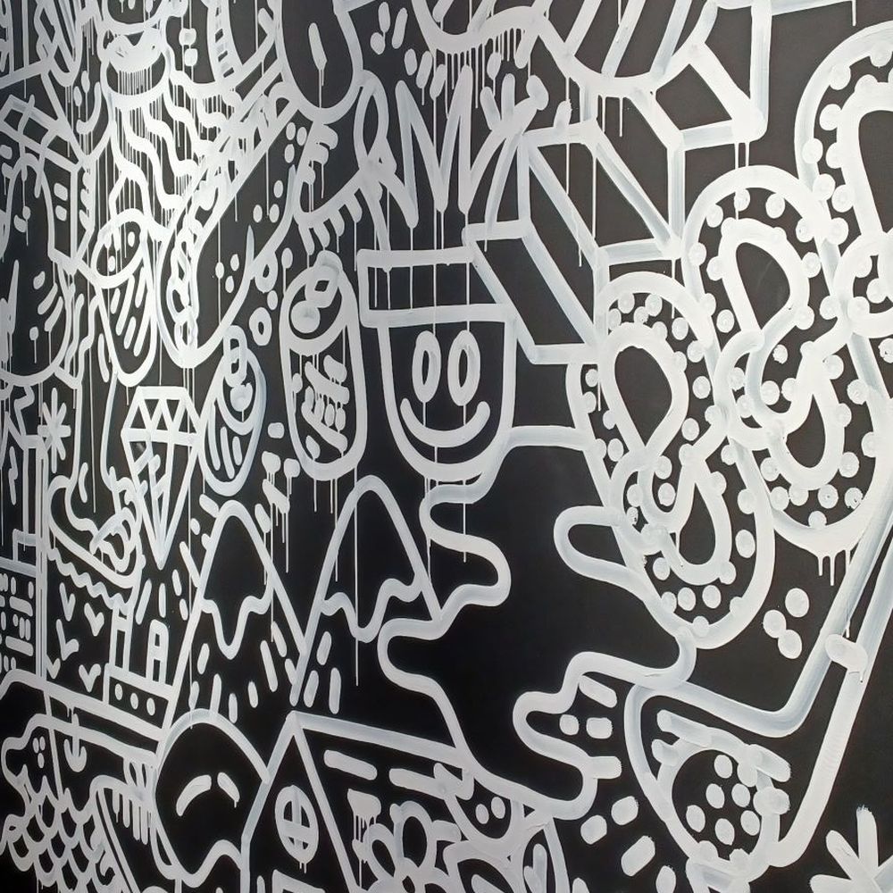 Five Iron Golf - super fun mural, and now my niece wants really wide paint pens - Golf Near Me - Philadelphia, Pennsylvania