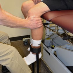 Strive Physical Therapy - Tibio/ Femur joint mobilization to help restore range of motion after a Total Knee Replacement