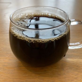 Blue Bottle Coffee - Georgetown - The dark blend, in a stylish cup.  Love their cups here, it adds half the ambience. - Coffee & Tea Near Me - Washington, DC, District of Columbia