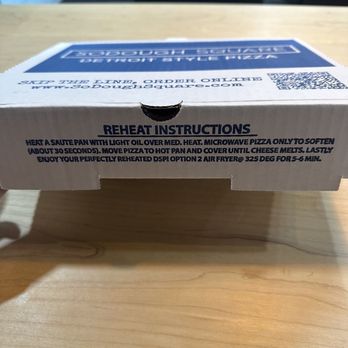 SoDough Square - UCF - Reheating instructions - Pizza Near Me - Orlando, Florida SoDough Square - UCF - Reheating instructions - Pizza Near Me - Orlando, Florida