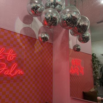 The Palm Coffee Bar - First coffee bar that I've been to with disco balls and now I'm pretty sure that all coffee bars should have disco balls! - Coffee & Tea Near Me - Burbank, California The Palm Coffee Bar - First coffee bar that I've been to with disco balls and now I'm pretty sure that all coffee bars should have disco balls! - Coffee & Tea Near Me - Burbank, California