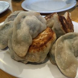 pan fried chicken momo
