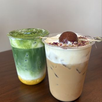 Moharani Coffee House - Mango Raja and Golap Jamun Latte - Coffee & Tea Near Me - Houston, Texas Moharani Coffee House - Mango Raja and Golap Jamun Latte - Coffee & Tea Near Me - Houston, Texas