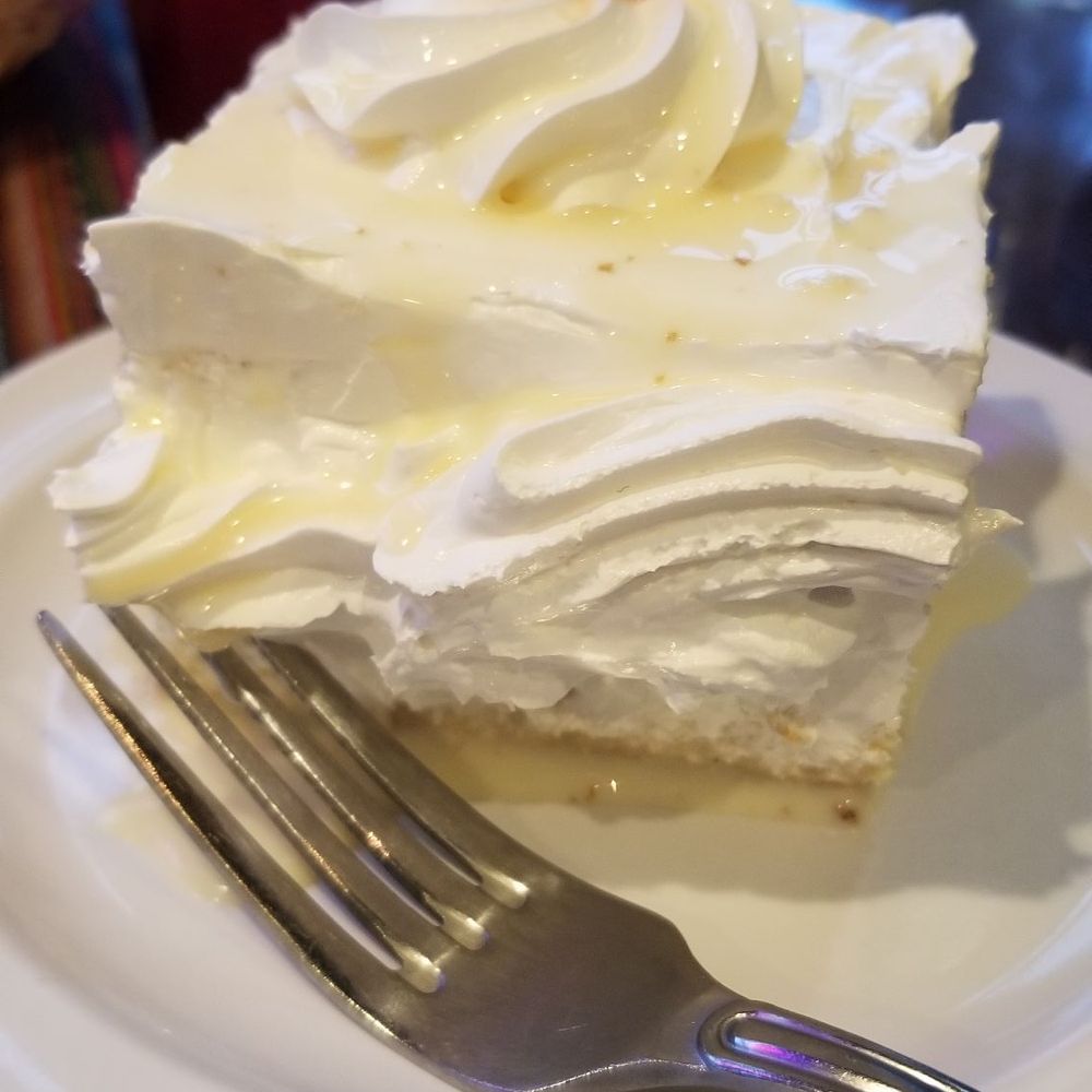Culantro - Tres leches cake ($4), huge portion! - Peruvian Near Me - Ferndale, Michigan