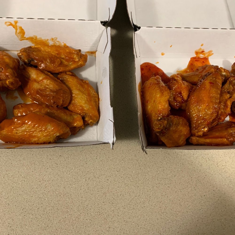 Hot (left) & Asian Zing, my favorite (Right) Hot (left) & Asian Zing, my favorite (Right)