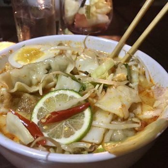 Chaplin's - Chaplin ASS with extra veggies (really just cabbage and sprouts), stamina egg and pork dumplings. Best ramen, ever. - Cocktail Bars Near Me - Washington, DC, District of Columbia