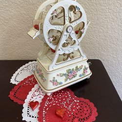 Abracadabra Electrolysis - Valentine's Day decor in waiting area.