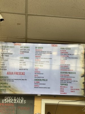 Menu photo 2 Taqueria Emanuel Tampa, FL Menu photo 2 Taqueria Emanuel Tampa, FL