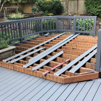 Designer Concepts Remodeling - Deck halfway done - Decks & Railing Near Me