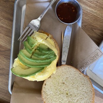 Amstrdm Coffee House - Sandwich and hot chili sauce - Coffee & Tea Near Me - Paso Robles, California Amstrdm Coffee House - Sandwich and hot chili sauce - Coffee & Tea Near Me - Paso Robles, California