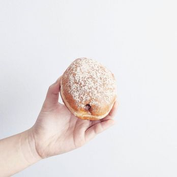 Krispy Kreme's Doughnut Cafe - Cinnamon apple filled - Donuts Near Me - Toronto, Ontario