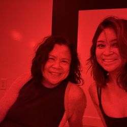Hot Pilates - Bebedoll2 and me  b4 class