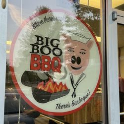 BIG BOO BBQ LLC - Window sign
