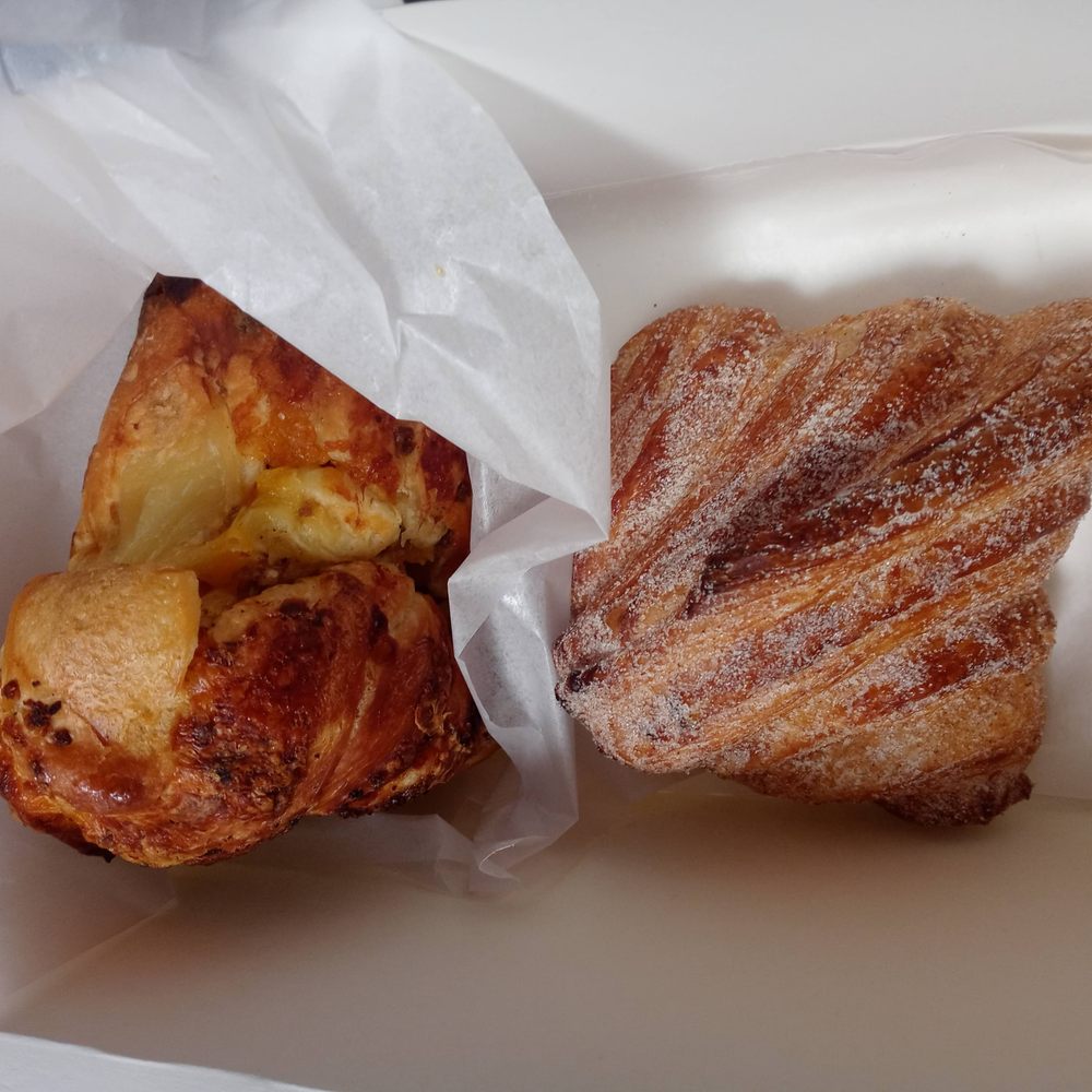 Brightside Bakeshop - Cheddar & Sausage Brioche and Churro Croissant. "I'll just eat a bite of each" - didn't happen! - Bakeries Near Me - Nashville, Tennessee Brightside Bakeshop - Cheddar & Sausage Brioche and Churro Croissant. "I'll just eat a bite of each" - didn't happen! - Bakeries Near Me - Nashville, Tennessee