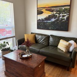 Jenna Alexander Studio - "Sunrise on Marsh" in a framed canvas print