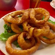 Photo of Artie's Delicatessen - New York, NY, United States. Crispy onion rings