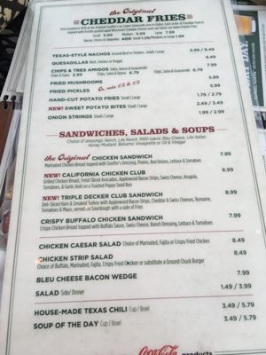 Menu photo 8 Snuffer's Restaurant & Bar Richardson, TX