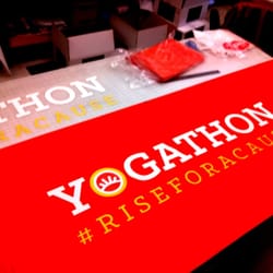 Instant Imprints Missisauga West - Got a massive tablecloth - not a problem!