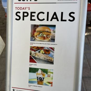 Gotts Roadside - Today's specials menu at Gott's Roadside in the Oxbow Public Market in Napa. - Burgers Near Me - Napa, California Gotts Roadside - Today's specials menu at Gott's Roadside in the Oxbow Public Market in Napa. - Burgers Near Me - Napa, California
