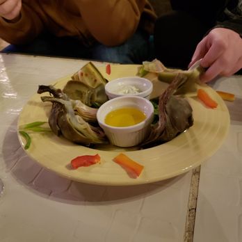 Native Son Agave Bar & Kitchen - Grilled artichoke. $13. - New American Near Me - Glenwood Springs, Colorado Native Son Agave Bar & Kitchen - Grilled artichoke. $13. - New American Near Me - Glenwood Springs, Colorado