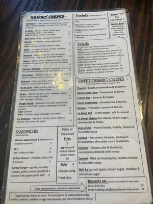 Menu photo 6 Betsy's Crepes Southern Pines, NC Menu photo 6 Betsy's Crepes Southern Pines, NC