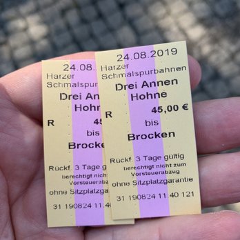Brocken - Fahrkarten - Landmarks & Historical Buildings Near Me