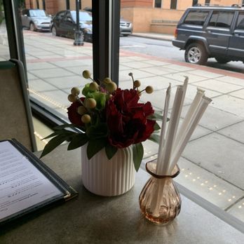 Tifudi - Tables and booths. We got a table by the window. - Thai Near Me - Anderson, South Carolina