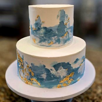 The Velvet Bakery - 2 tier birthday cake - Bakeries Near Me - Oak Lawn, Illinois The Velvet Bakery - 2 tier birthday cake - Bakeries Near Me - Oak Lawn, Illinois
