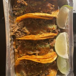 4 Birria tacos