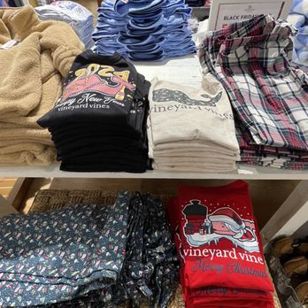 Vineyard Vines Outlet - New Year and Christmas long tees (11.24.23) - Men's Clothing Near Me - Hanover, Maryland