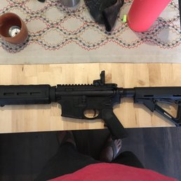 upgraded the stock and hand guard to magpul furniture (not sold at big 5) upgraded the stock and hand guard to magpul furniture (not sold at big 5)
