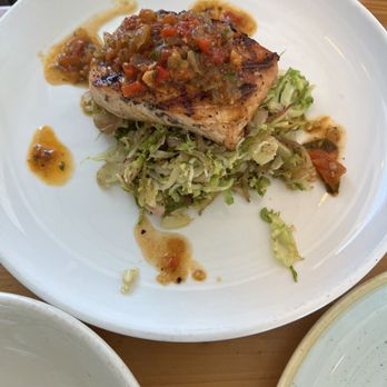 Sixty Vines - Salmon dish - Wine Bars Near Me - Houston, Texas Sixty Vines - Salmon dish - Wine Bars Near Me - Houston, Texas