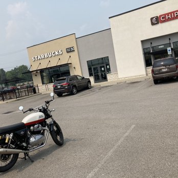 Chipotle Mexican Grill - a motorcycle parked in a parking lot - Fast Food Near Me - Cortland, Ohio