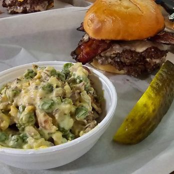 Bender’s Pub Grub - Smashburger Green Pea Salad - Southern Near Me - Alexandria, Kentucky Bender’s Pub Grub - Smashburger Green Pea Salad - Southern Near Me - Alexandria, Kentucky