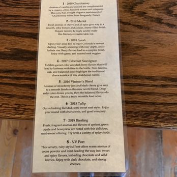 Two Rivers Winery & Chateau - Tasting menu - Wineries Near Me - Grand Junction, Colorado Two Rivers Winery & Chateau - Tasting menu - Wineries Near Me - Grand Junction, Colorado