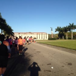 First Watch Sarasota Half Marathon & Relay - Running passed the Ringling museum.
