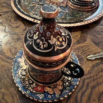 Gahwa Café - Turkish coffee shot is poured in this cute teacup - Coffee & Tea Near Me - Jacksonville, Florida Gahwa Café - Turkish coffee shot is poured in this cute teacup - Coffee & Tea Near Me - Jacksonville, Florida