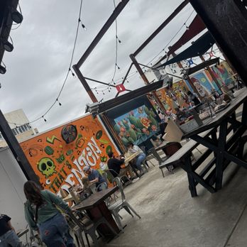 LSA Burger - Cool patio space - Cocktail Bars Near Me - Denton, Texas