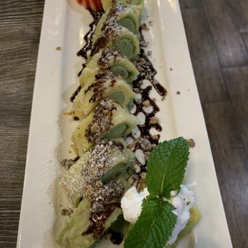ENSUI SUSHI - Tempura Green Tea Ice Cream. No really!!! - Sushi Bars Near Me - Del Mar, California