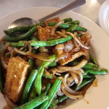 Lucky Garden - Special order looks delish! FRYED Tufu with green beans onions in a gravy - Peruvian Near Me - Vallejo, California Lucky Garden - Special order looks delish! FRYED Tufu with green beans onions in a gravy - Peruvian Near Me - Vallejo, California