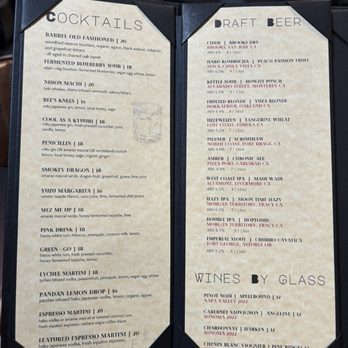 Fermentation Lab - Drinks (5/25/25) - Cocktail Bars Near Me - San Francisco, California