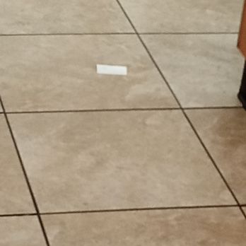 Speedway - a tile floor with a white sticker on it - Gas Stations Near Me - Crossville, Tennessee
