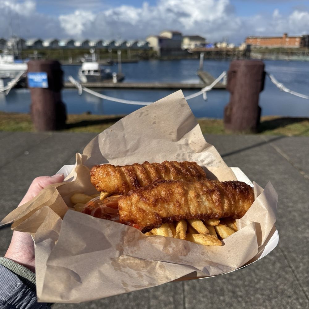 Fish & Chips with a view! Fish & Chips with a view!