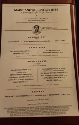 Menu photo 3 Maggiano's Little Italy Boca Raton, FL Menu photo 3 Maggiano's Little Italy Boca Raton, FL