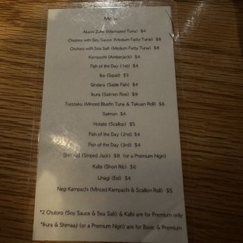 Sushi W - Menu - Japanese Near Me - New York, New York Sushi W - Menu - Japanese Near Me - New York, New York