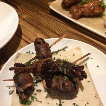 Bacari GDL - Bacon wrapped medjool dates - Mediterranean Near Me - Glendale, California Bacari GDL - Bacon wrapped medjool dates - Mediterranean Near Me - Glendale, California